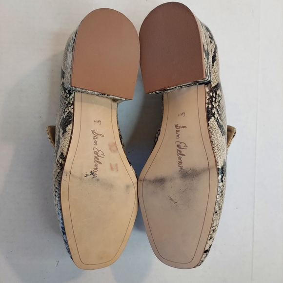 Sam Edelman Jamille Snake Embossed Loafers - Picture 11 of 13